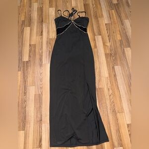Fashion Nova Black Strapless Dress